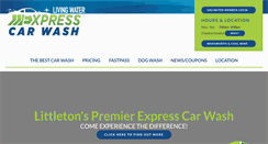 Desktop Screenshot of livingwatercarwash.com